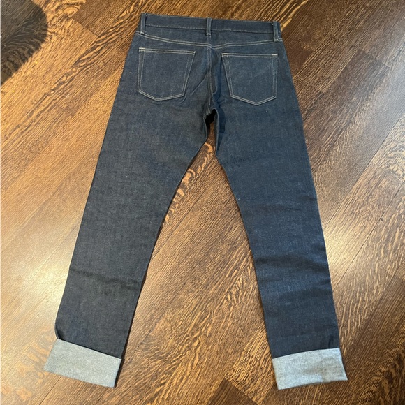 Uniqlo vintage selfedge stretch jeans slim fit men size 31x34 - Picture 2 of 4